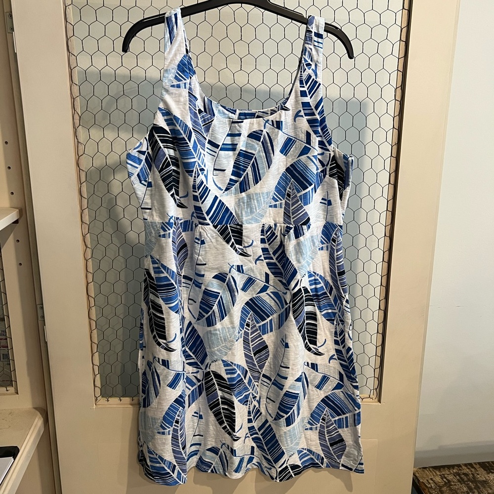 Blue printed tommy Bahama dress